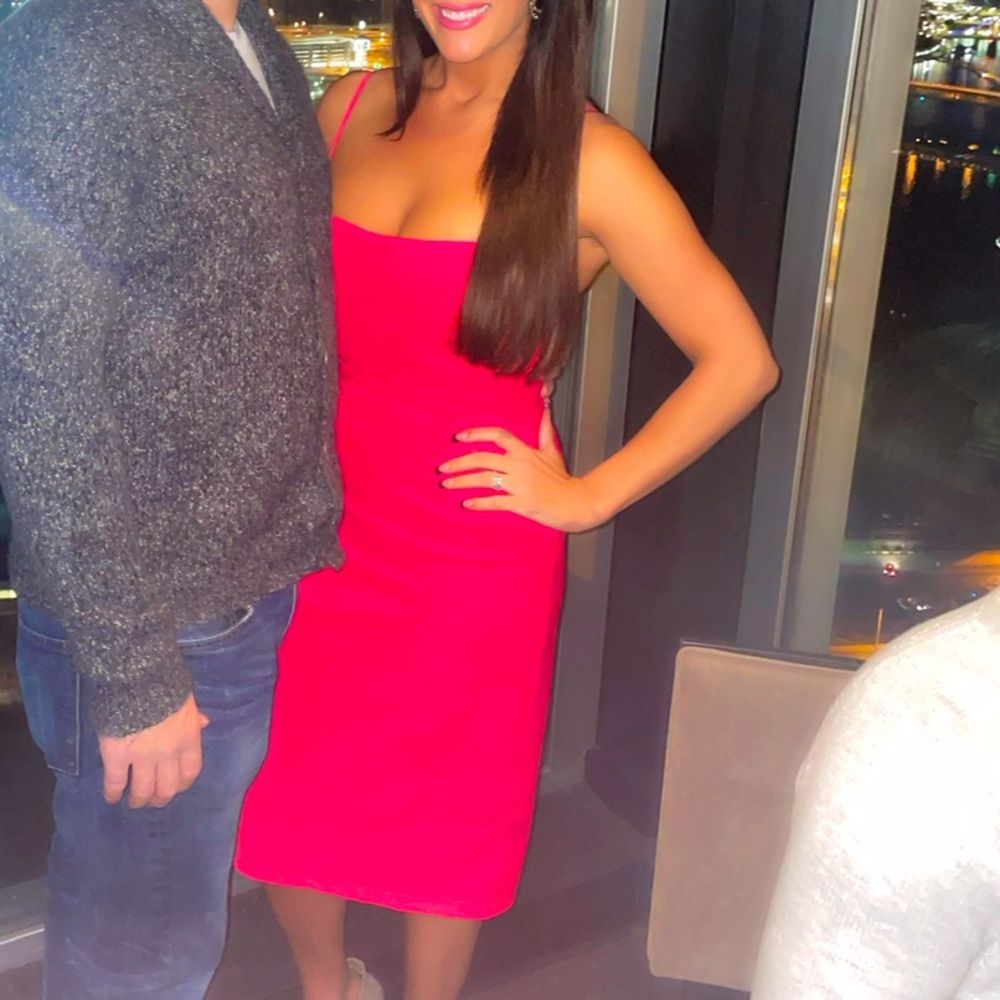 Pink Midi Dress
